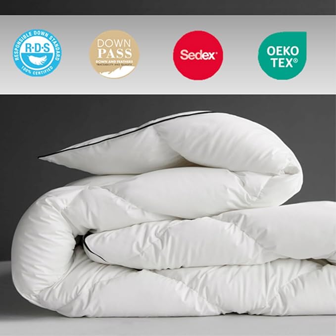 Luxury Down Fiber Comforter Oversized King Bed Comforter-Ultra-Soft & Cozy Hotel Collection Duvet Insert, Fluffy & Comfortable - Oversized King Size(120 ”X 98”)
