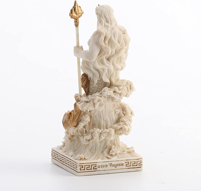 Veronese Design Poseidon God of The Sea Miniature Figurine