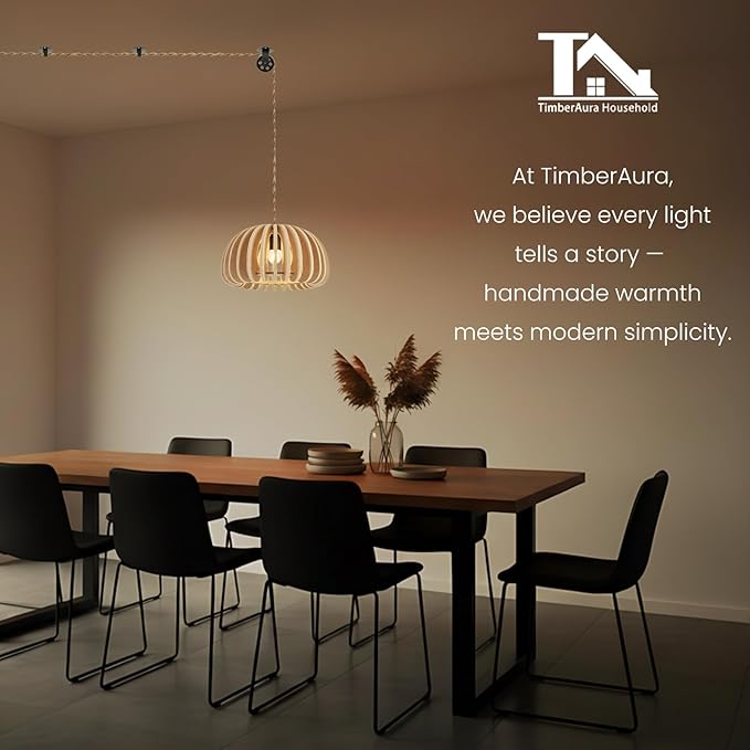 Pendant Light with Felt Lampshade, Modern Hanging Lamp Fixture, DIY Acoustic Plug-in Pendant Light for Kitchen Island, Living Room, Dining Room, Bedroom, Office (D13.7"x7.8")