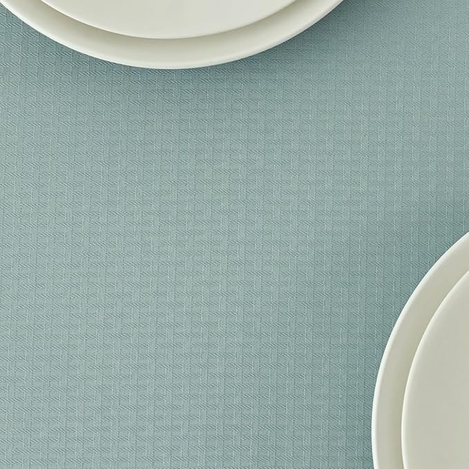 maxmill Cloth Napkins Weaved Texture Pattern Soft Comfortable and Luxury Serviette for Restaurant Family Dinners Weddings Parties and Banquets Set of 4 Pieces, 20 x 20 Inch Dusty Blue