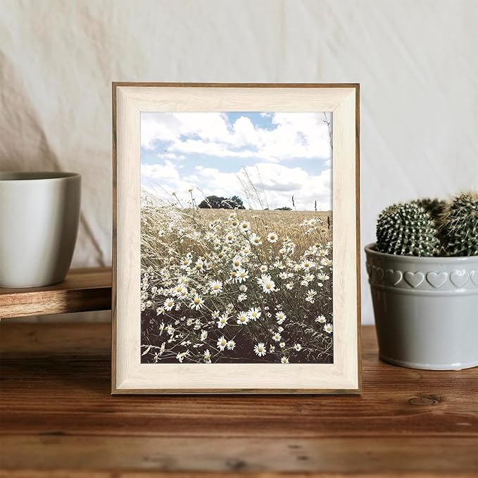 XOCUUI Wall Art for Living Room Landscape Canvas Wall Decor Meadow with Flowers Vintage Paintings Classical Wildflower Field Scene Boho Floral Pictures Decor Gifts for Bathroom Bedroom 8x10 Unframed