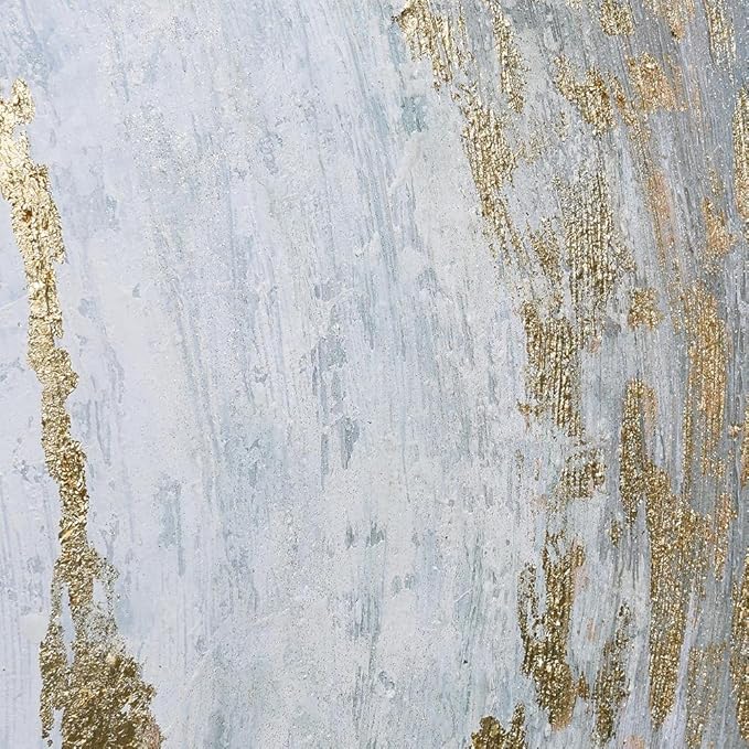 Empire Art Direct Abstract Wall Art Textured Hand Painted Canvas by Martin Edwards, Unframed, 40" x 30", Golden Tundra