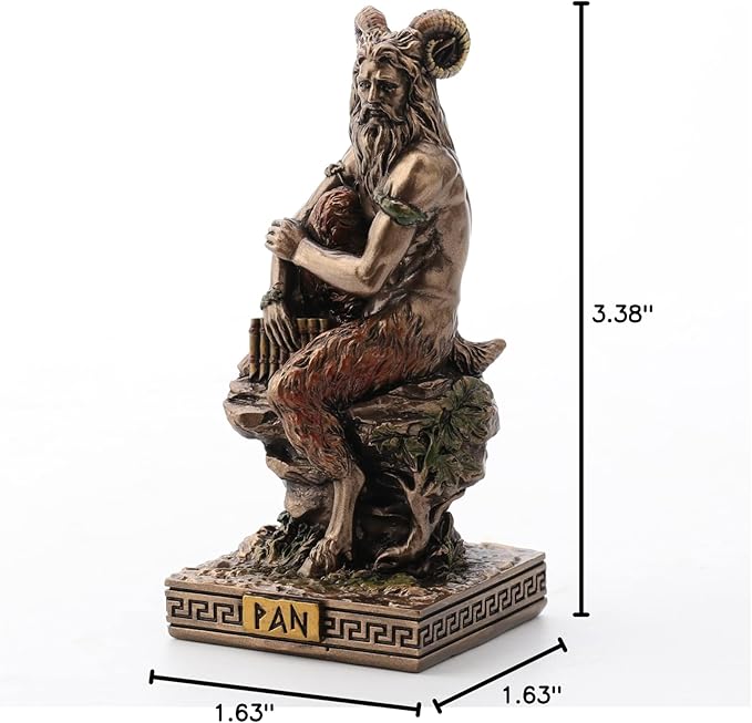 Veronese Design Pan Greek God of The Wild Resin Hand Painted Miniature Figurine