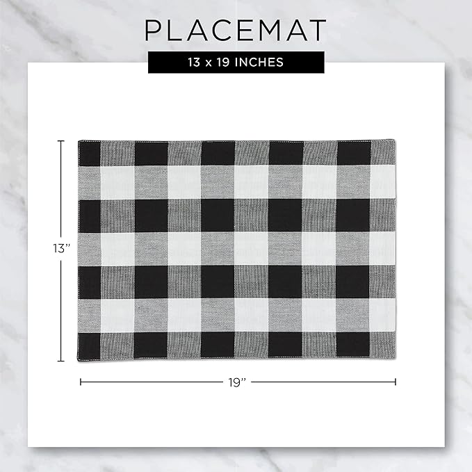 DII PVC Tabletop Collection Woven Indoor/Outdoor, Placemat Set, 13x17.25, Stone, 6 Piece