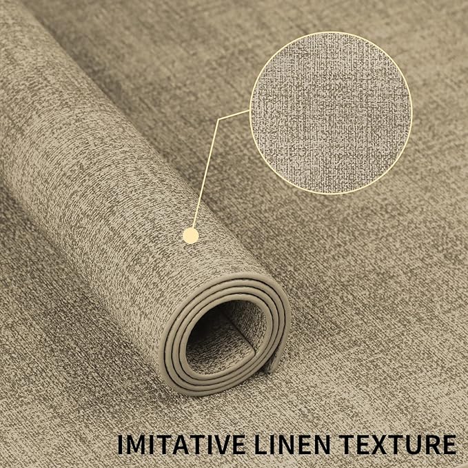 Faux Leather Placemats Set of 6 โ Heat Resistant Table Mats Set of 6 Waterproof Wipeable Dining Fall Place Mats for Indoor & Outdoor, Easy to Clean - Khaki