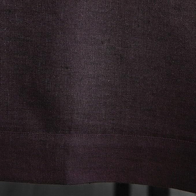 Solino Home Grape Linen Tablecloth 60 x 108 Inch - 100% Pure Linen Table Cloth for Rectangle Tables - Athena, Machine Washable Tablecloth for Fall, Autumn, Winter, Thanksgiving, Christmas, Holiday