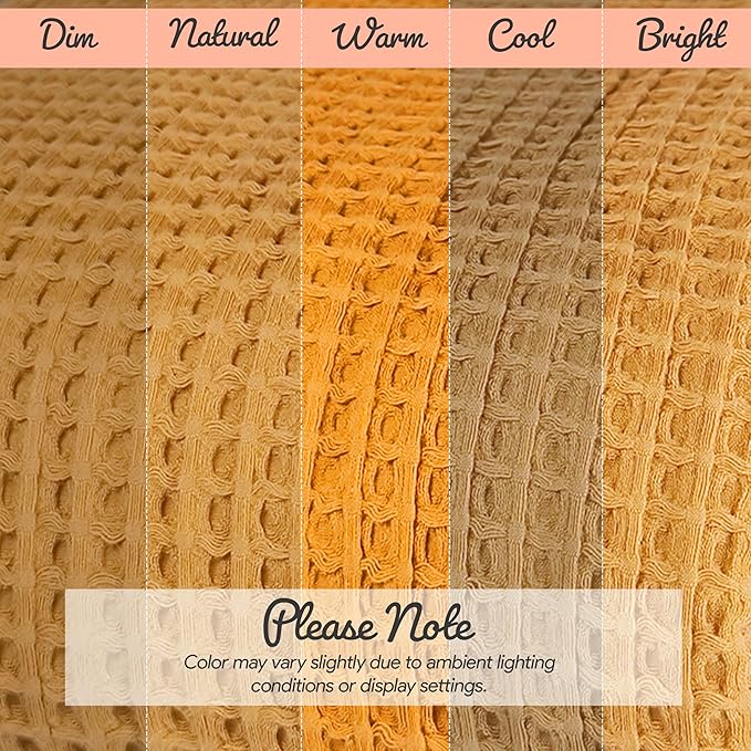%100 Cotton Couch Cover - Perfect for L-Shape, U-Shape & Sectional Sofas, Washable Couch Cover, Extra Large Sofa Cover, 3, 4 Seater Slip Cover (Cinnamon, 91x108 inches - 230x275 cm)