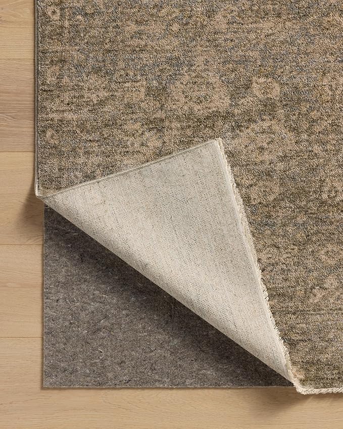 Loloi Magnolia Home by Joanna Gaines Junie Collection JUE-06 Lagoon/Natural 3'-11" x 5'-7", .38" Pile Height, Accent Rug