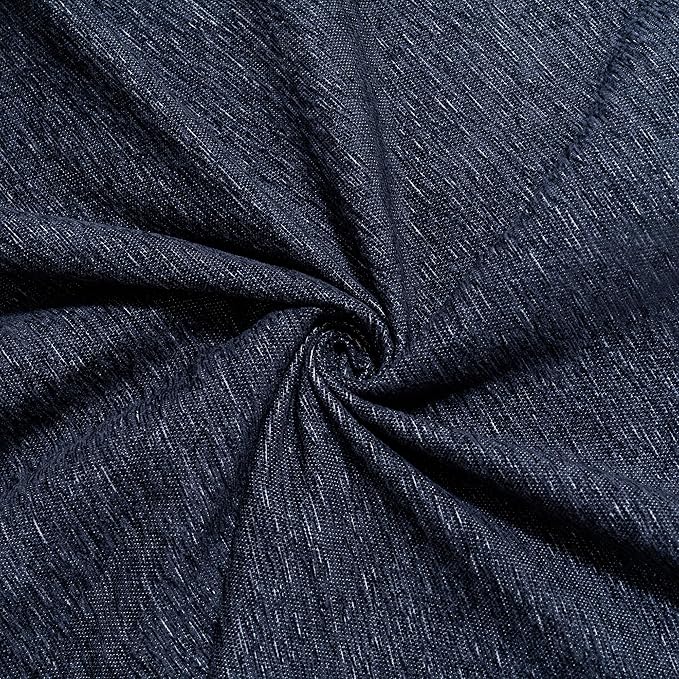 MEETSKY Washable Sofa Cover Navy Blue Sectional Couch Covers for 2 Cushion Couch Sofa Thick Universal Chenille Sofa Covers with Tassel Furniture Protector for Dogs, 71"x 102"