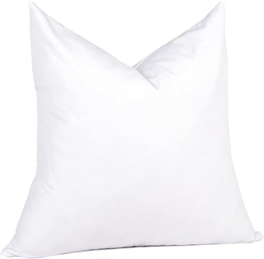 puredown® 30 x 30 Feather Down Throw Pillow Insert, 1 Pack Euro Pillow for Decorative Bed Cushion Couch Sofa