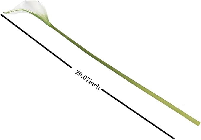 Bridal Bouquet:9 Stems White Calla Lily Pearl Bouquet EVA Real Touch-Wedding Bouquet for Bride/Bridesmaid (1, Material Kit)
