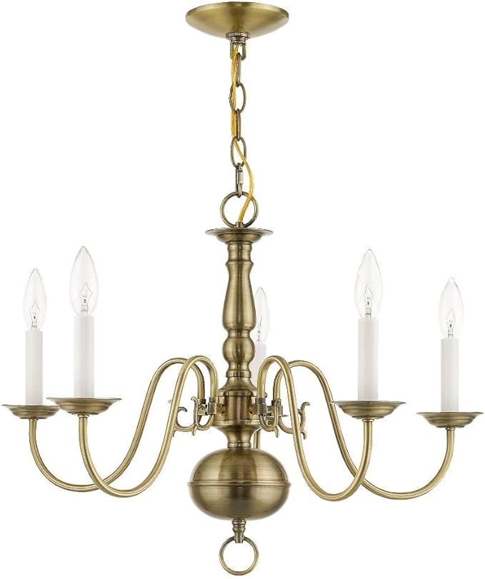 Livex Lighting 5005-07 Williamsburgh Chandelier