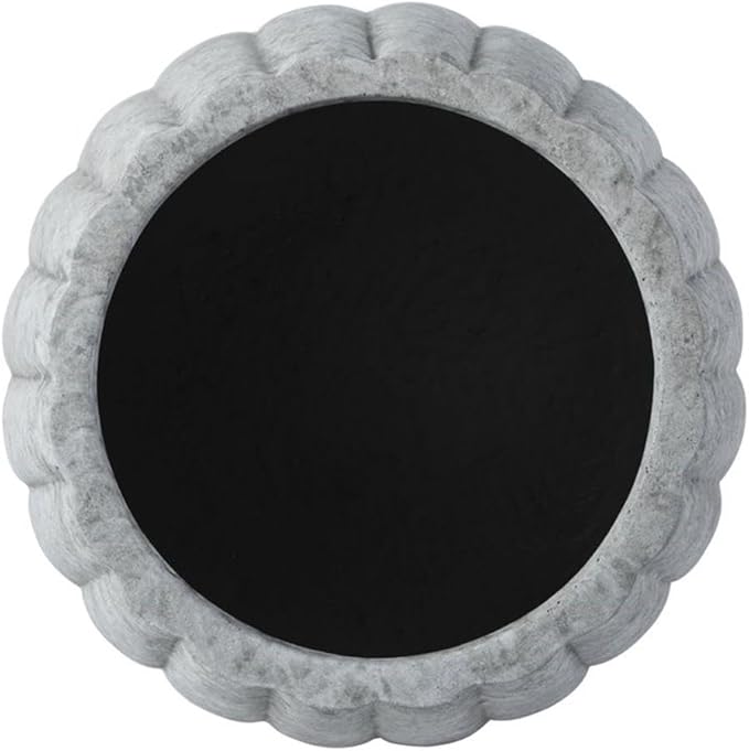 SAFAVIEH Outdoor Collection Kaston Light Grey Concrete Planter (Fully Assembled)
