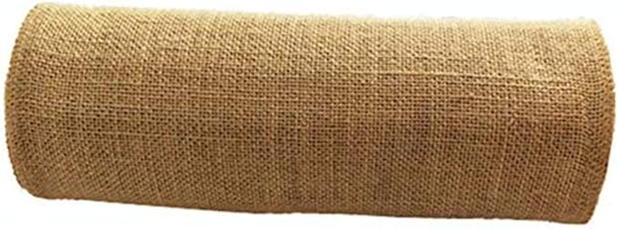 Jute Burlap Table Runner-12'' Wide x 10 Yards Long Burlap Fabric Roll Perfect for Weddings, Table-Runners, Decorations & Crafts.