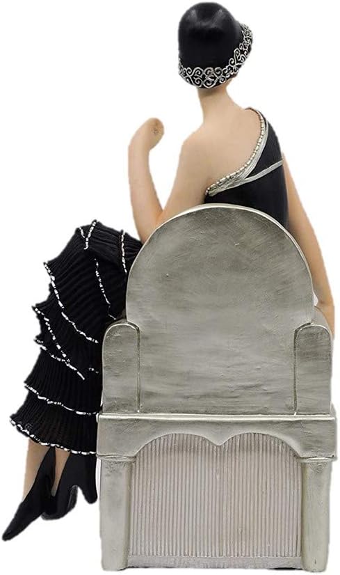 Comfy Hour Glamour Elegance Victorian Style Lady Collection Camille Lady Sitting On Sofa Resin Art Figurine,10-inch Height
