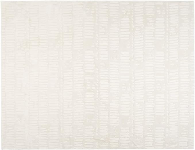 Revival Rugs Shell 7'10"x10' Washable Area Rug for Living Room Bedroom - 100% Recycled Oeko-TEX Certified, Medium Pile, Beige, Cream