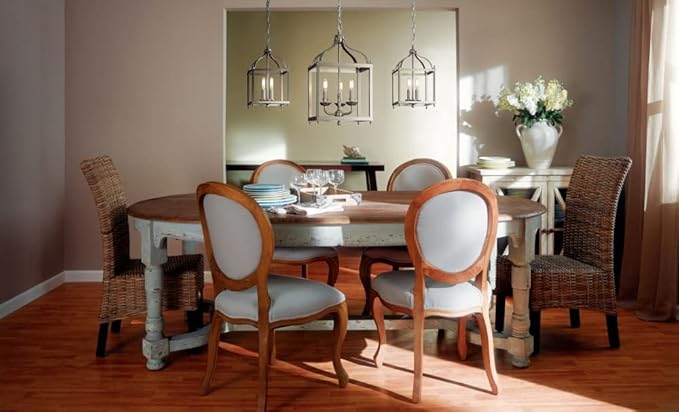 Kichler Larkin 22.25" 3 Light Pendant in Brushed Nickel