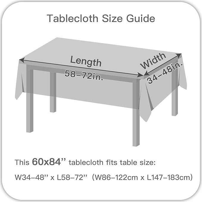 maxmill Weaved Texture Rectangle Tablecloth Water Resistant Wrinkle Free Spill-Proof, Soft Table Cloth for Dining Room Decoration, Banquet Parties Event Holiday Dinner, 60 x 84 Inch Natural