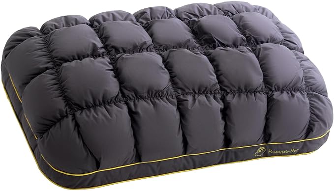 YOUR MOON Fluffy Support Bed Pillow Standard Size, Super Soft Premium Down-Alternative Filling for Sleeping, Luxury Hotel Quality Bed Pillows for Side Sleeper (Gray)