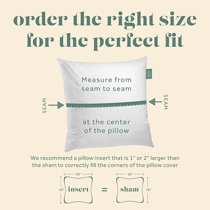 ComfyDown Decorative Throw Pillow Insert, Down and Feather Fill, 100% Cotton Cover, 233 Thread Count - Made in USA (14 X 26)