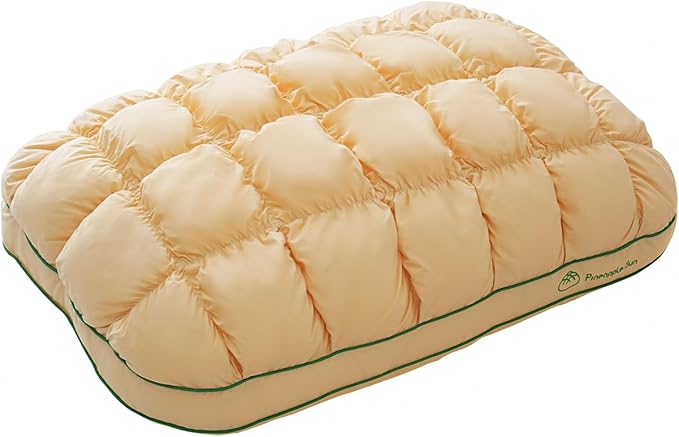 YOUR MOON Fluffy Support Bed Pillow Queen Size, Super Soft Premium Down Alternative Filling for Sleeping, Luxury Hotel Quality Bed Pillows for Side Sleeper (Yellow)
