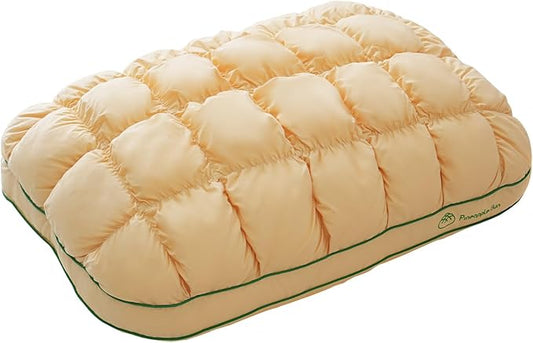 YOUR MOON Fluffy Support Bed Pillow King Size, Super Soft Premium Down Alternative Filling for Sleeping, Luxury Hotel Quality Bed Pillows for Side Sleeper (Yellow)