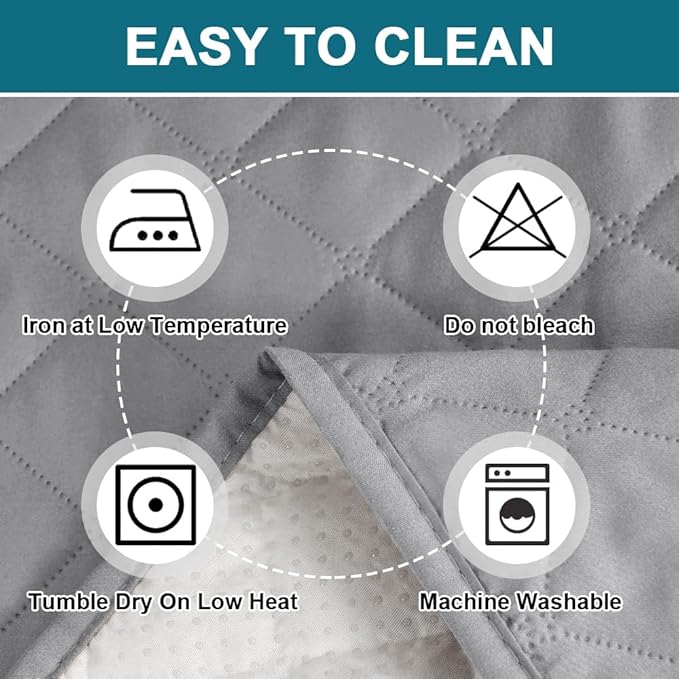 Turquoize 100% Waterproof Wing Chair Cover Wing Armchair Slipcovers Chair Couch Protector Triple Non-Slip Sofa Slipcover for Wing Chair Furniture Protector for Pets, Kids,Dog (Wing Chair, Dove Gray)
