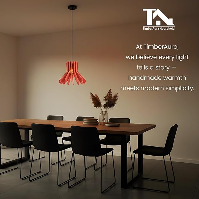 Pendant Light with Felt Lampshade, Modern Hanging Lamp Fixture, DIY Acoustic Pendant Light Chandeliers for Kitchen Island, Living Room, Dining Room, Bedroom, Office (D13.7"x10.2")