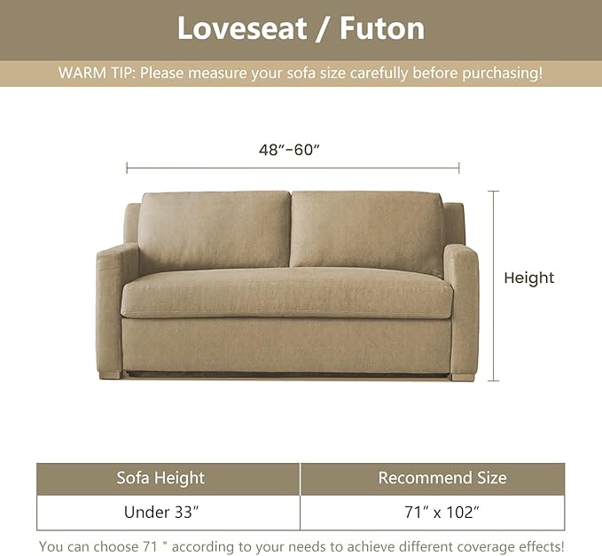 MYSKY HOME 71"X102" Chair Christmas Couch Cover, Sectional Sofa Covers Sofa Slipcover for 1 Cushion Couch, L Shape Couch Covers for Dog, Kid, Washable Sofa Blanket, Furniture Protector, Gift Pattern