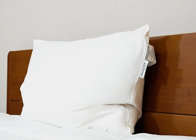 White Duck Down & Feather Pillow -2 Pack Pillows with Soft-Medium Support for Side & Back Sleepers King Size