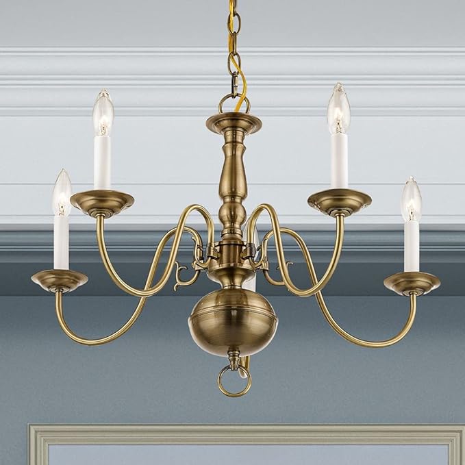 Livex Lighting 5005-60 Williamsburgh Chandelier