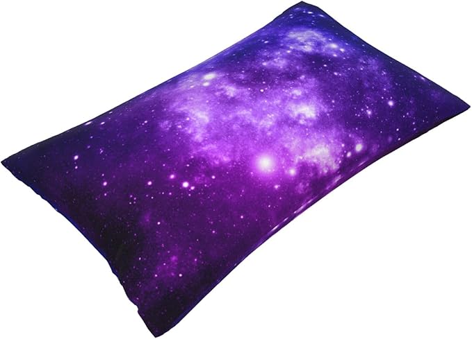 Galaxy Star Lumbar Pillow Covers 12x20 Inch Set of 2 Space Nebula Throw Pillow Cover Starry Sky Stars Pillowcase Cushion Cases for Home Couch Bed Sofa