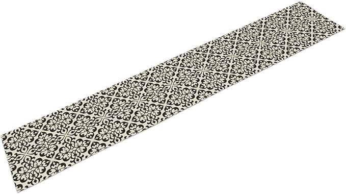 Moroccan Table Runner Damask Patterned Geometric Table Runner for Kitchen Dining Party Decor 13x60in