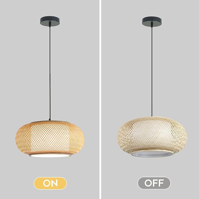 dining room light fixture Japanese lamp ,kitchen island pendant lights, Boho Bamboo Lighting Fixture, suitable for restaurants, Hotels and Guesthouses, Tea house. Nordic Log Style Lighting Decoration