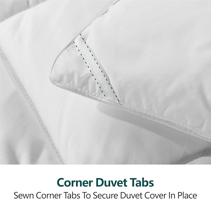Cozynight Soft Queen Size Comforter Duvet Insert-Lightweight Down Alternative Comforter with Corner Tabs-Fluffy Breathable Machine Washable Diamond Stitching (White, 88"x92")