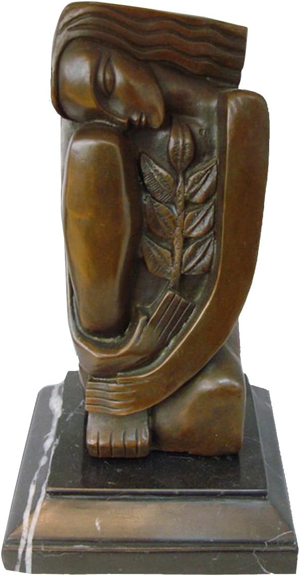 Abstract Sculpture Bronze Female Statue Metal Figurine BSE-001