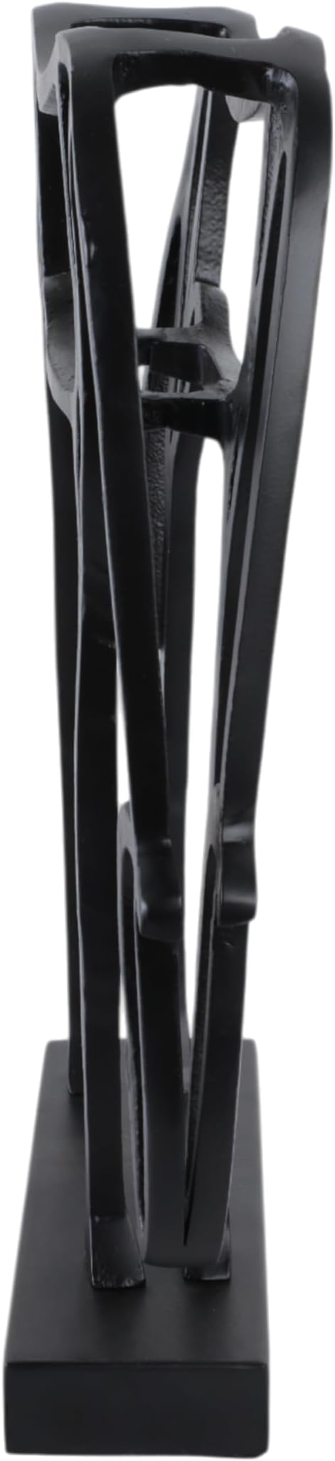 Home and Office Decorative Sculpture – Aluminum Abstract Horse Design for Bathroom, Living Room, and Coffee Table Decor – Artistic Shelf Statue That Capture Modern Minimalist Safari Beauty – 15" Black
