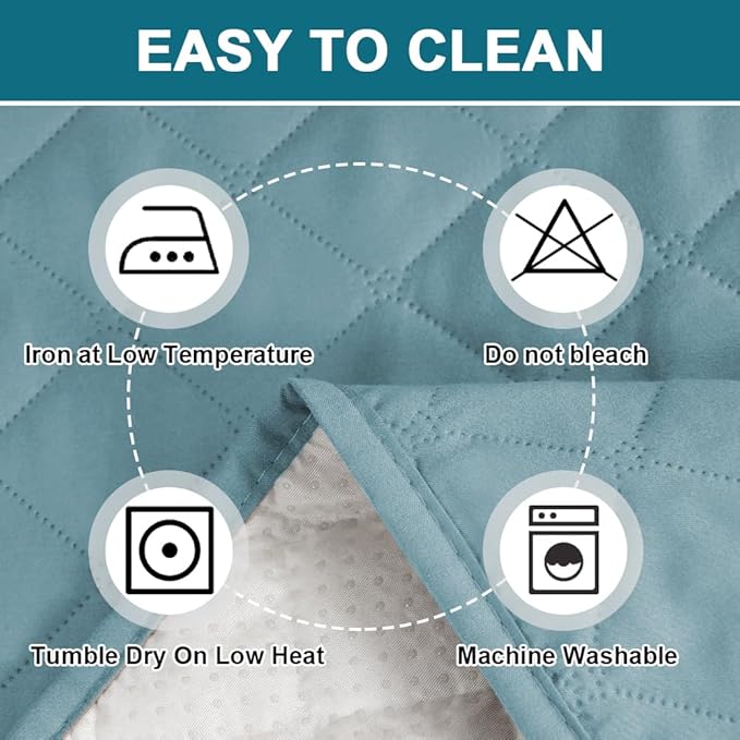 Turquoize 100% Waterproof Sofa Covers Chair Cover Slipcover Couch Protector Triple Non-Slip Sofa Slipcover for 1 Cushion Furniture Protector for Pets, Kids,Dog (Chair 23", Stone Blue)