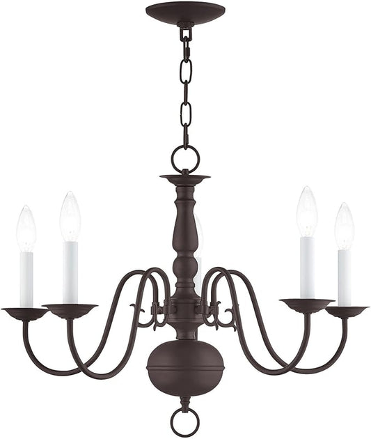 Livex Lighting 5005-07 Williamsburgh Chandelier