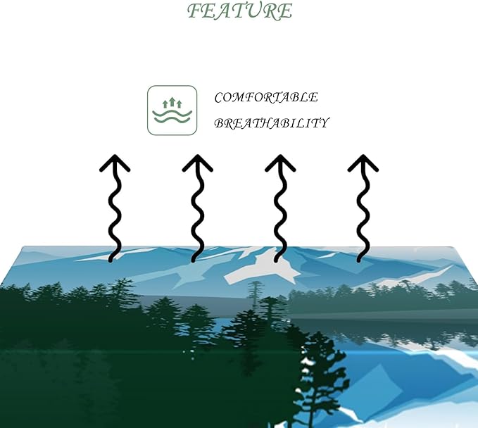 54x78 Inch Nature Rectangular Tablecloth Snow Mountain Forest Fairy Dreamland Table Cloth Waterproof Durable Table Cover for Indoor Home Gaming Room Decor