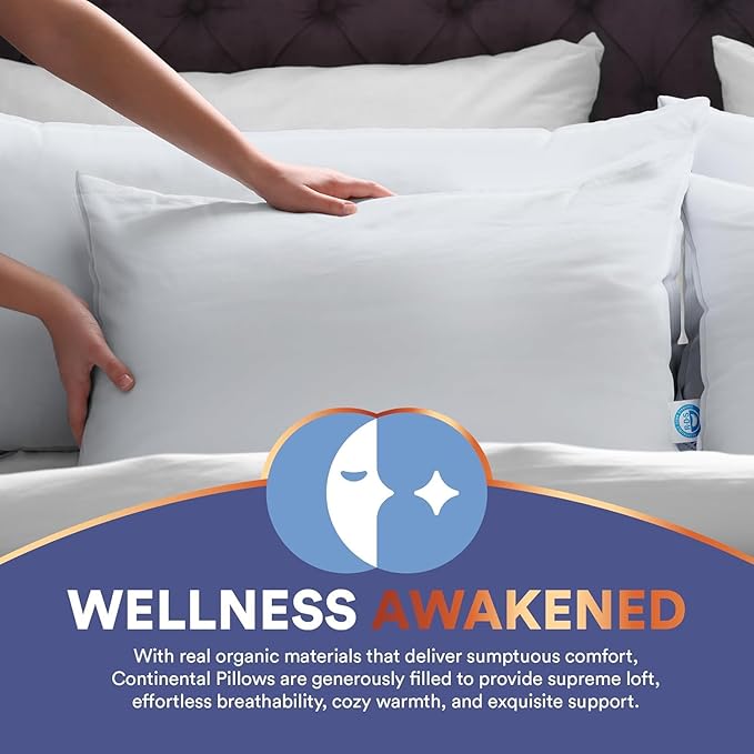 100% Siberian Goose Down Pillow Father's Day Dream Ensemble - Soft Queen Size, Pack of 1 - Soft and Luxurious Siberian Down Pillow for Sleeping, 800 Fill Power - Includes Pillow Protector