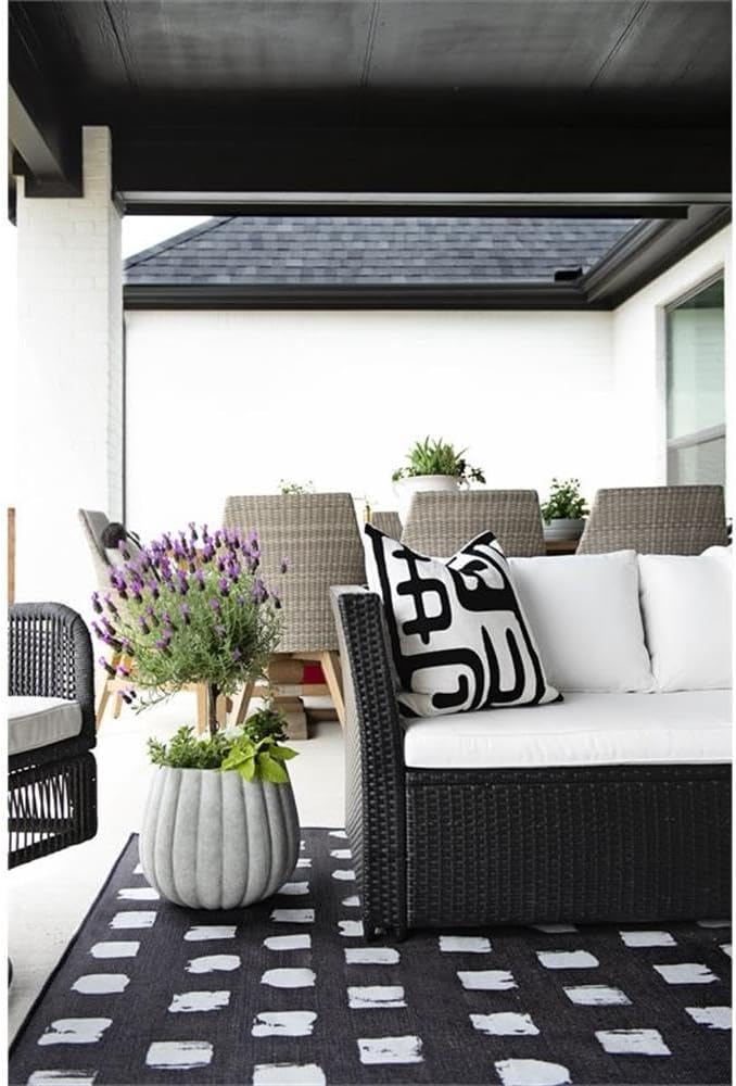SAFAVIEH Outdoor Collection Kaston Light Grey Concrete Planter (Fully Assembled)