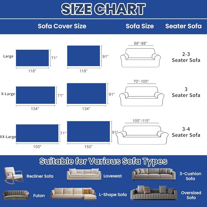ROOMLIFE Couch Cover Black Boho Sofa Covers for 3 Cushion Couch Washable, Furniture Protector Sofa Couch Cover for Dogs, Soft Sofa Slipcover, Couch Throw Blankets with Tassels 71 '' X 118''