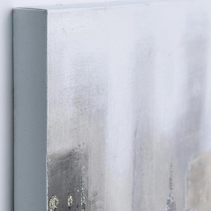 Empire Art Direct Abstract Wall Art Textured Hand Painted Canvas by Martin Edwards, Unframed, 40" x 30", Foggy City