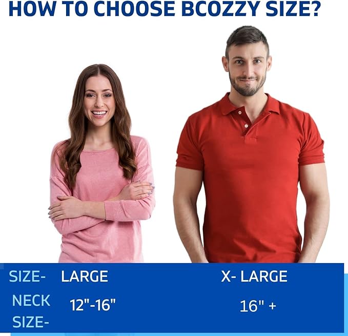 BCOZZY Chin Supporting Travel Pillow- Unique Patented Design Offers 3 Ergonomic Ways to Support The Head, Neck, and Chin When Traveling and at Home. Fully Washable. Large, Gray
