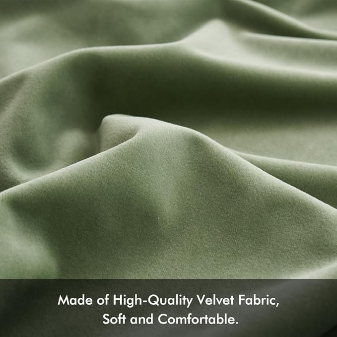 MIULEE Pack of 2 Sage Green Pillow Covers 12x20 Inch Decorative Velvet Throw Pillow Covers Modern Soft Couch Throw Pillows Farmhouse Home Decor for Spring Sofa Bedroom Living Room