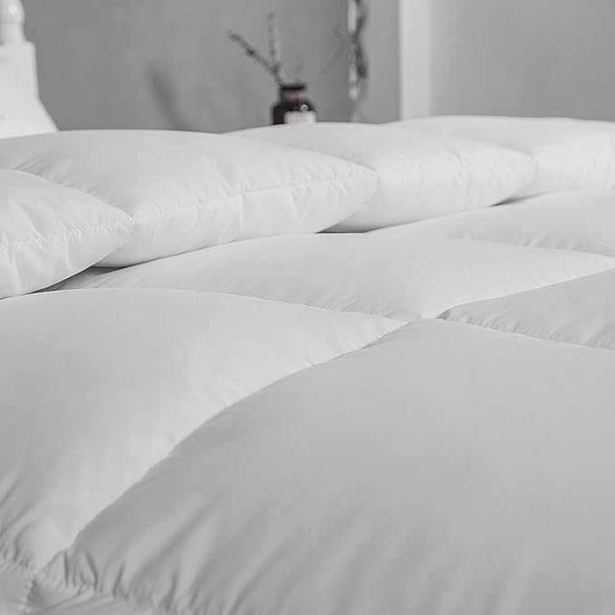 ACCURATEX Duvet Insert Twin Comforter - 400GSM Fluffy Down Alternative Hotel Collection Heavyweight Comforter, Soft Warm Thick Duvet for Winter, 8 Corner Tabs - Machine Washable,White,68x88