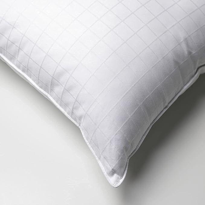 Sobel Westex Sobella Bed Pillow for Sleeping | Side Sleeper for Adults | 300TC 100% Cotton Case | Soft, Machine Washable, Hotel Quality (King Medium)