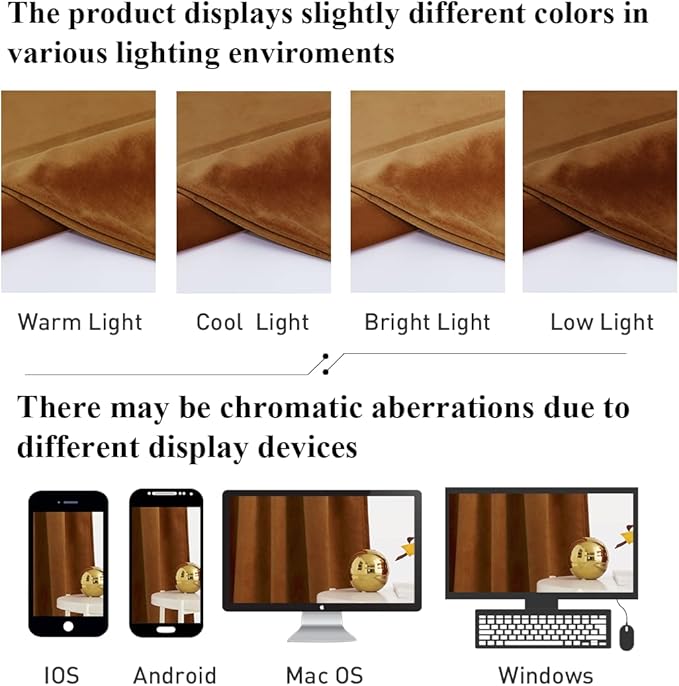 StangH Fall Velvet Curtains 132 inches Long Burnt Orange Back Tab Thermal Insulated Drapes, Elegant Curtain Panels for Bold & Modern Home Decor, W52 x L132, 2 Panels
