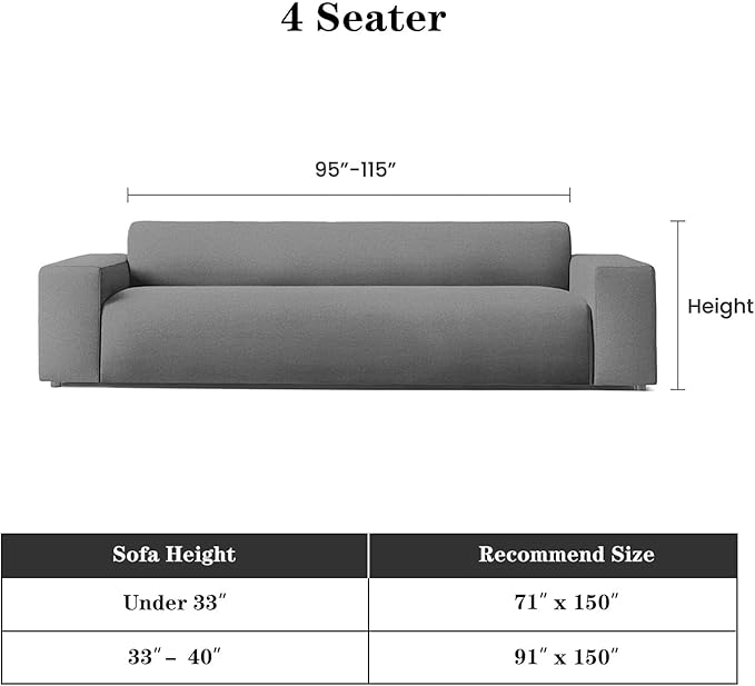 MEETSKY Oversized Couch Cover for Sectional Sofa Set Abstract Geometric Sofa Cover Washable for Pet Friendly, Couch Cover 3 Seat Couch Protector Multi-Use Blanket for Living Room, 91"x150", Khaki